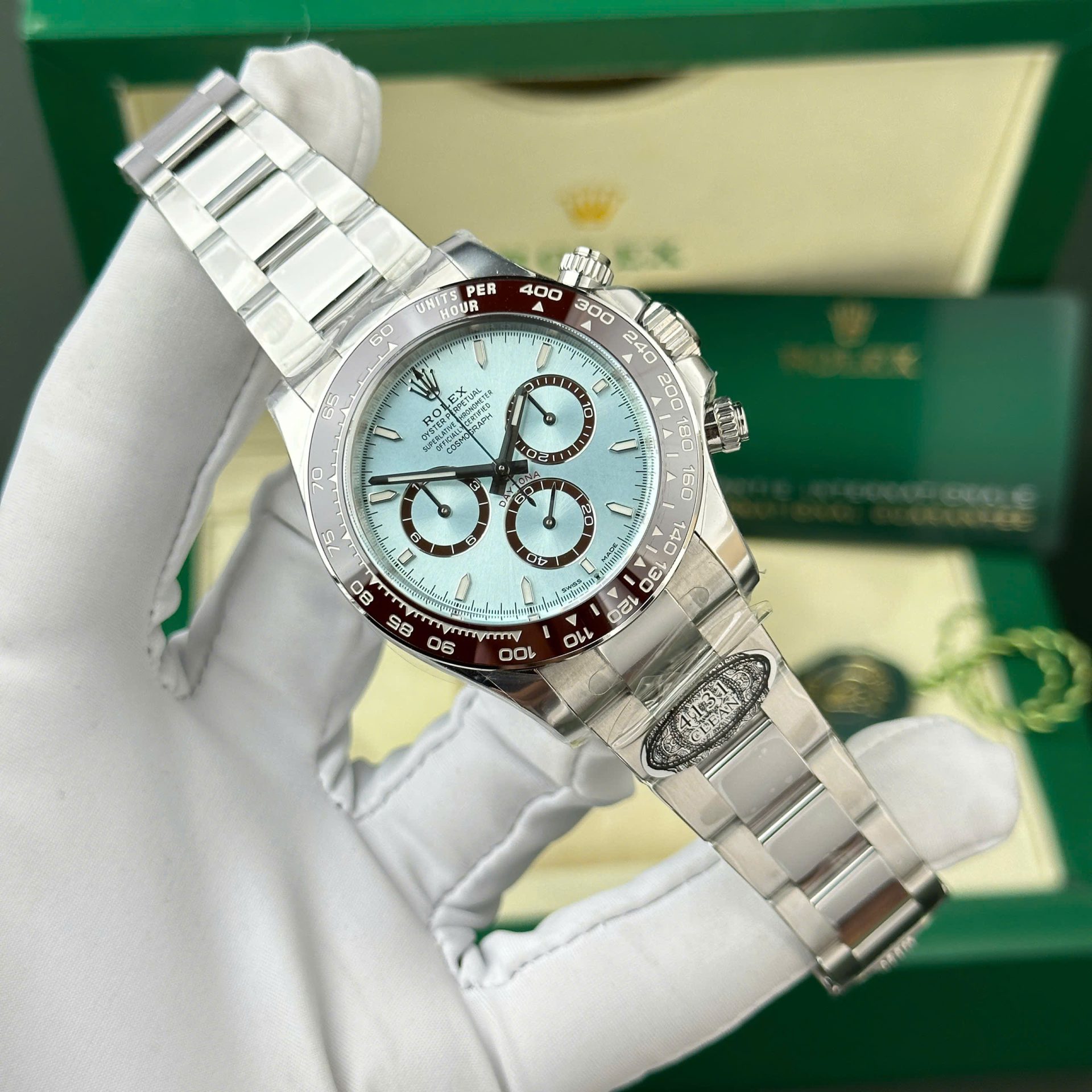 Rolex Cosmograph Daytona 126506 Best Replica Watch Dial Ice Blue Clean Factory 40mm - Elite Watch Atelier