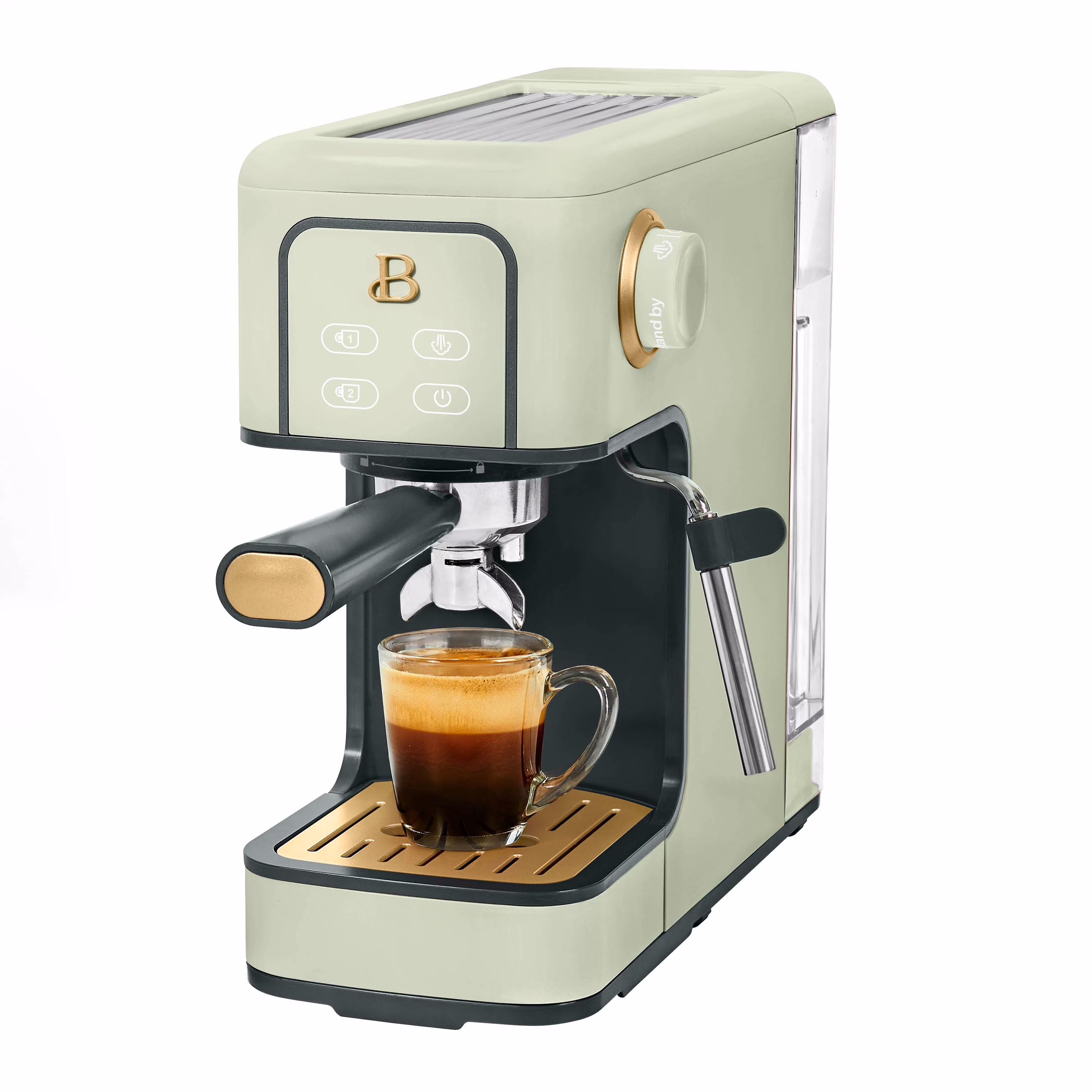 Beautiful Slim Espresso Machine with 20-Bar Pressure, Black Sesame by Drew Barrymore - Image 13