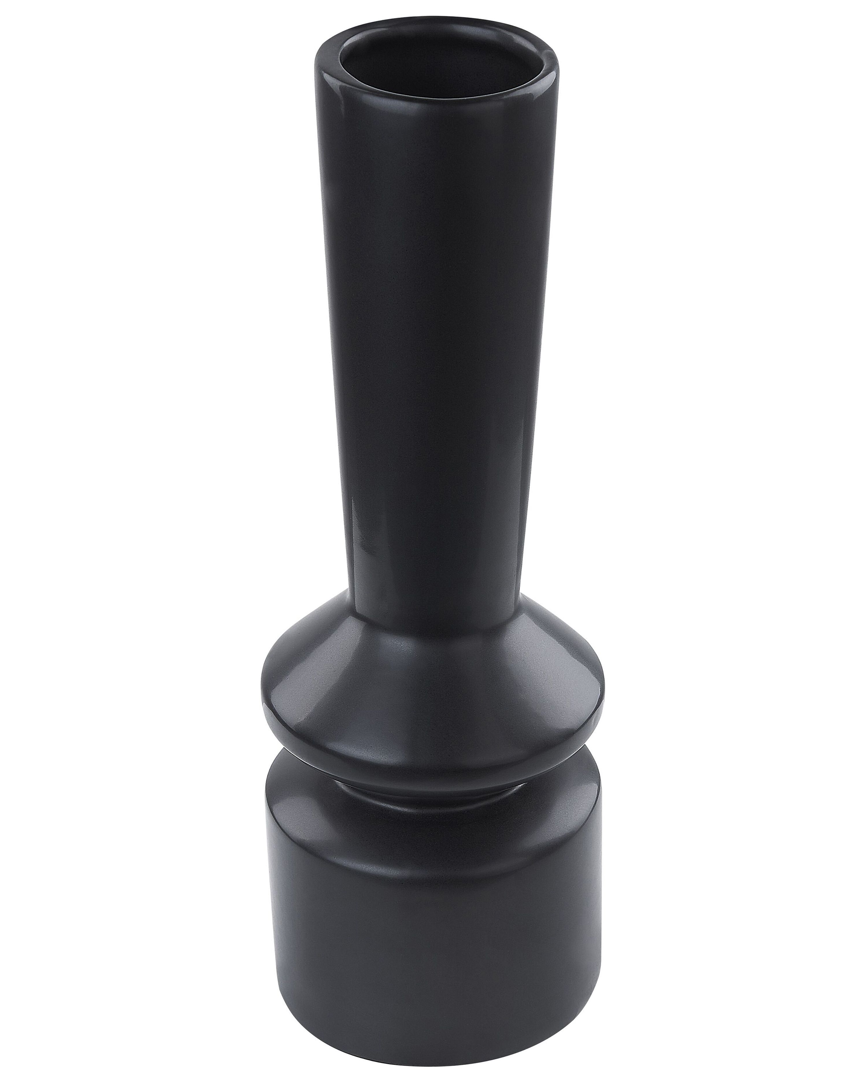 Flower Vase PEANIA Ceramic 30 cm Black