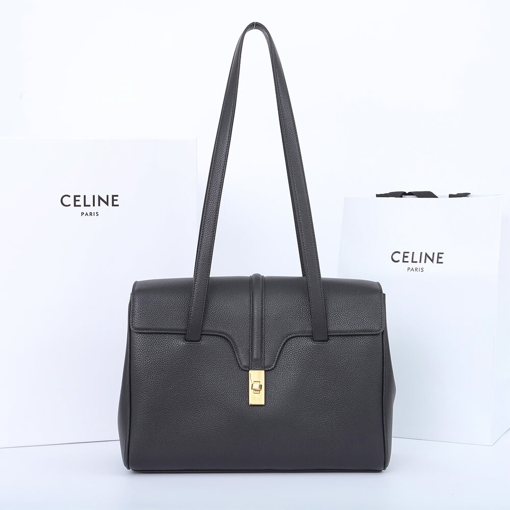 CELINE Medium Soft 16 Bag in Calfskin(HIGH-END GRADE)1:1High-quality replica