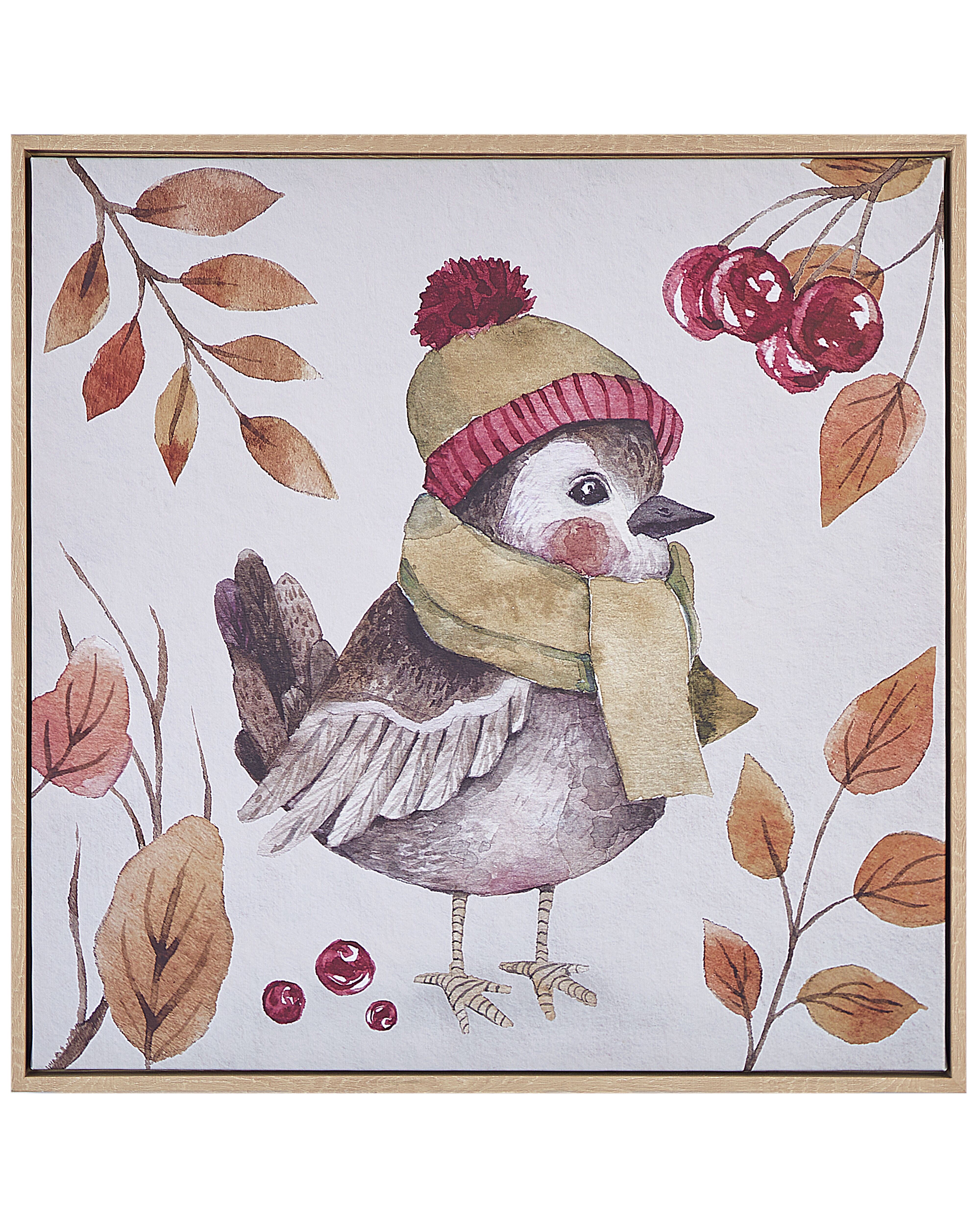 Canvas CASTRO Animal Motif 63 x 63 cm Multicolour