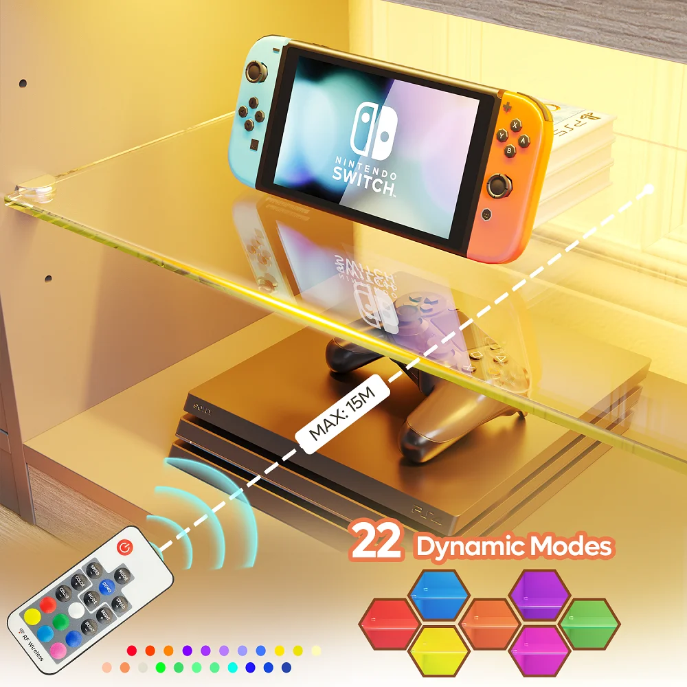 Bestier TV Stand for TVs up to 75