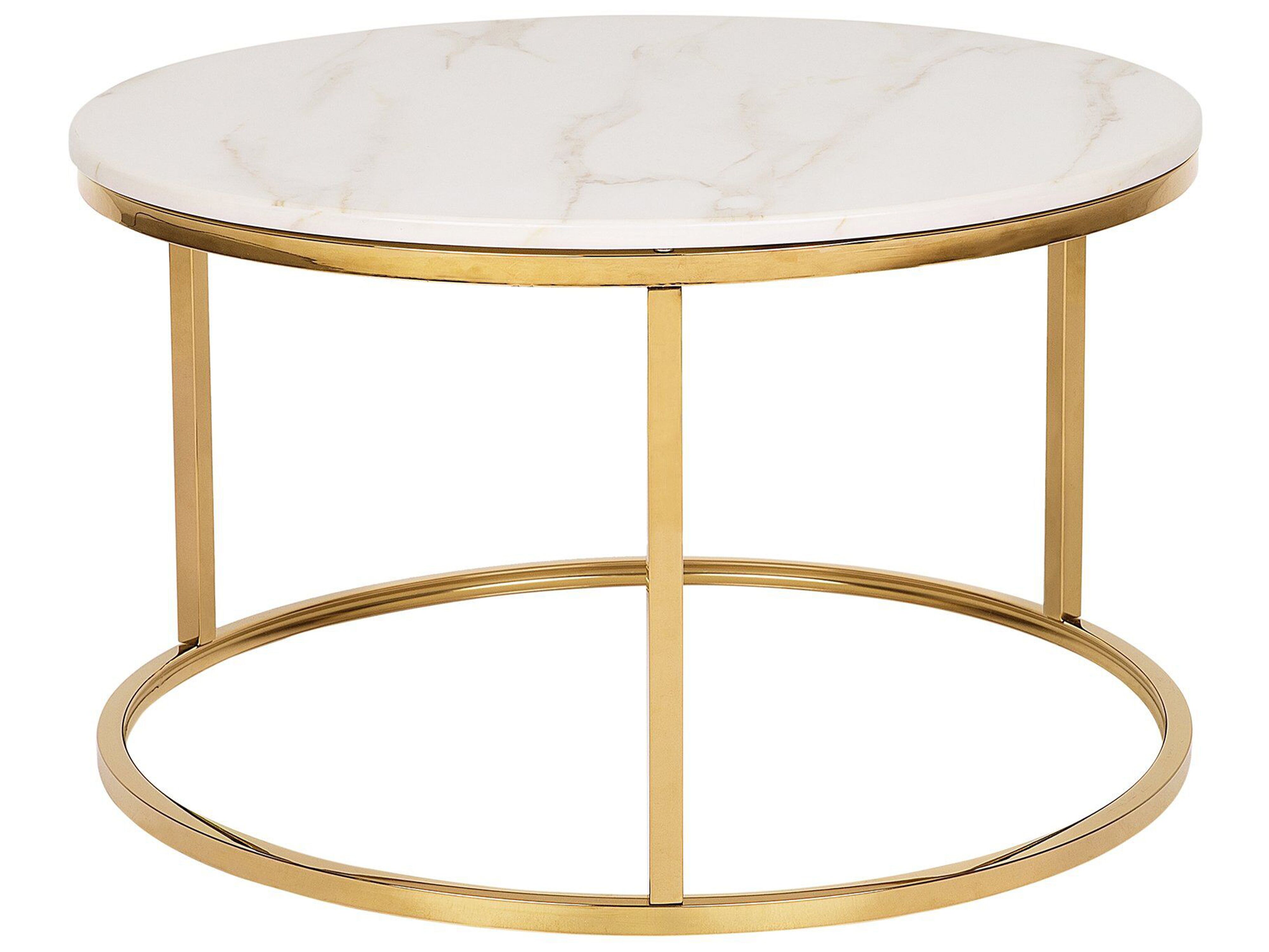Coffee Table CORAL Marble/ Gold
