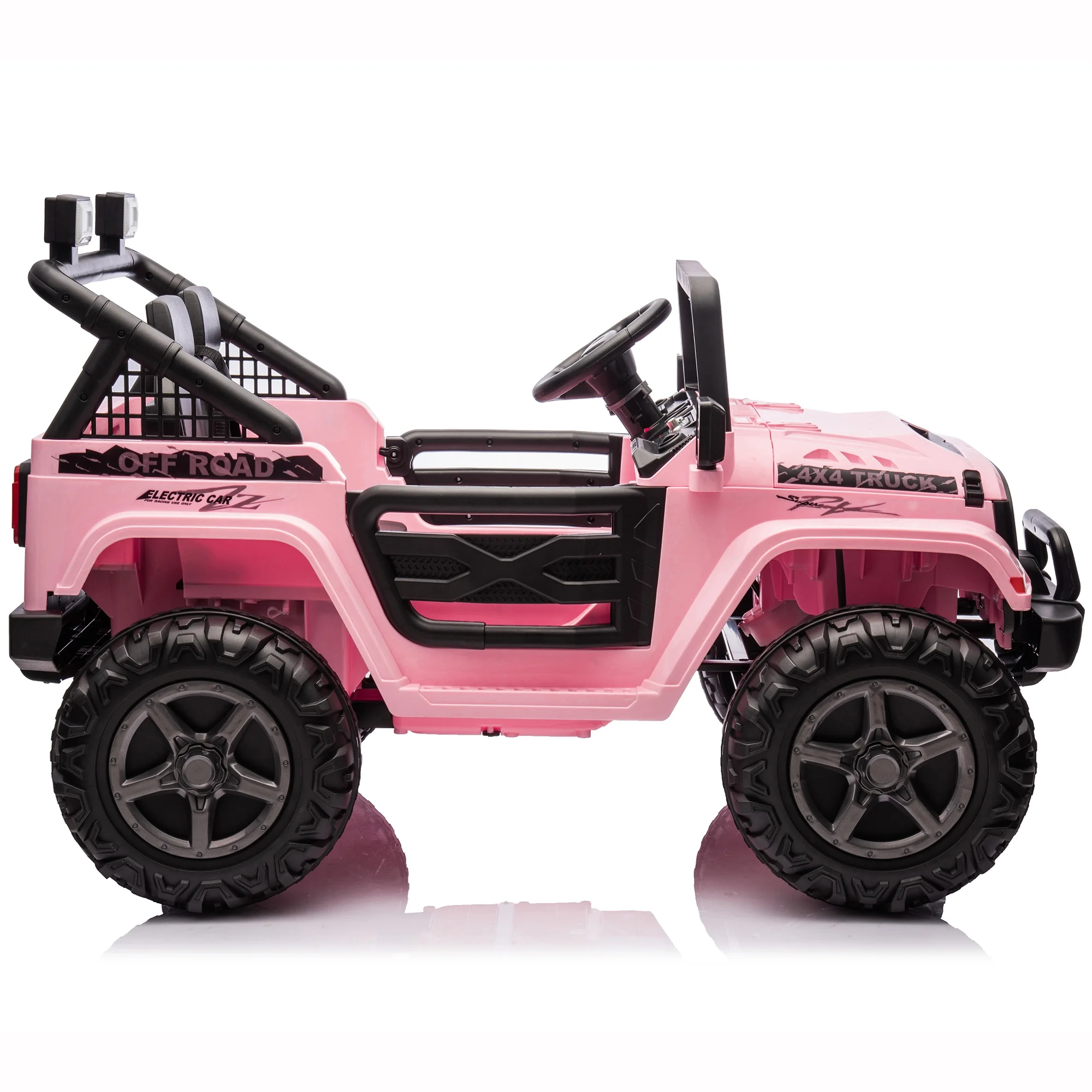 Joyracer 4WD 24 Volt Ride on Toys, 2 Seater Power Car wheels UTV with 800W Motors, Remote Control, Bluetooth Music, Spring Suspension, LED Light, Pink - Image 50