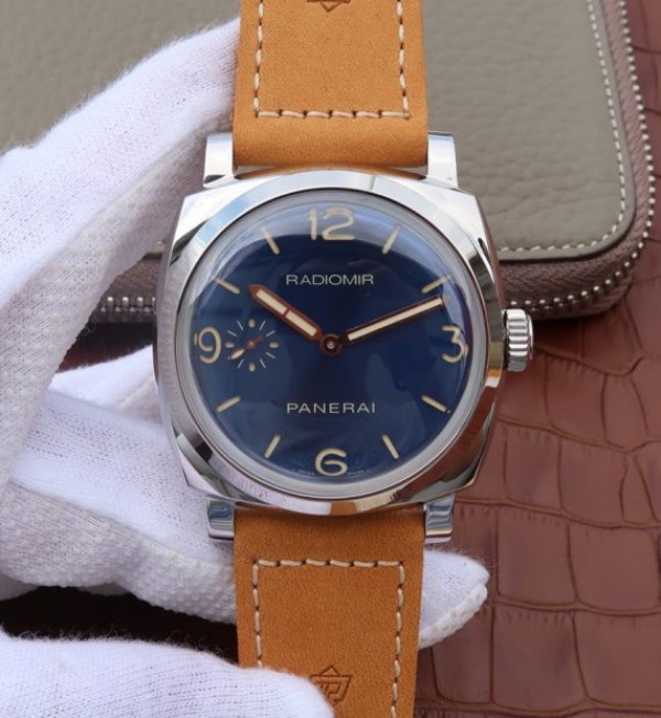 Replica Panerai ZF PAM690 Blue Dial Leather Strap P.3000 Super Clone - Top club