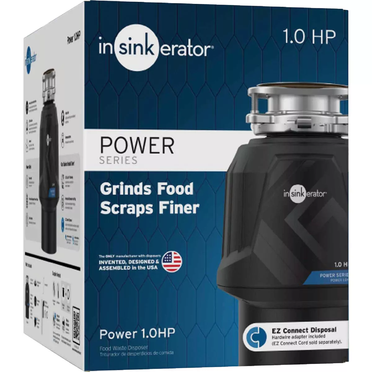 Insinkerator Power 1 HP Garbage Disposer, 7 Year Warranty