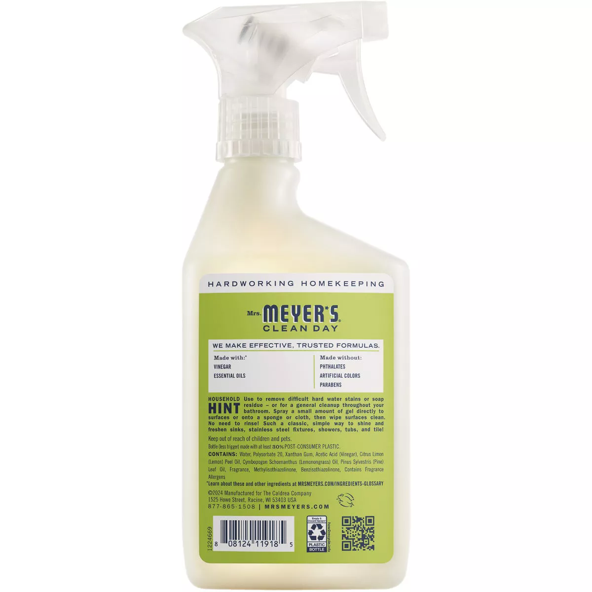 Mrs. Meyer's Clean Day Lemon Verbena Vinegar Gel