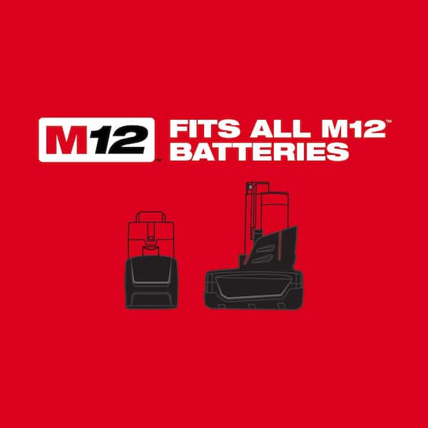 M12 FUEL 12-Volt Lithium-Ion Brushless Cordless 5/8 in. SDS-Plus Rotary Hammer Kit with XC High Output 5.0 Ah Battery - Image 7