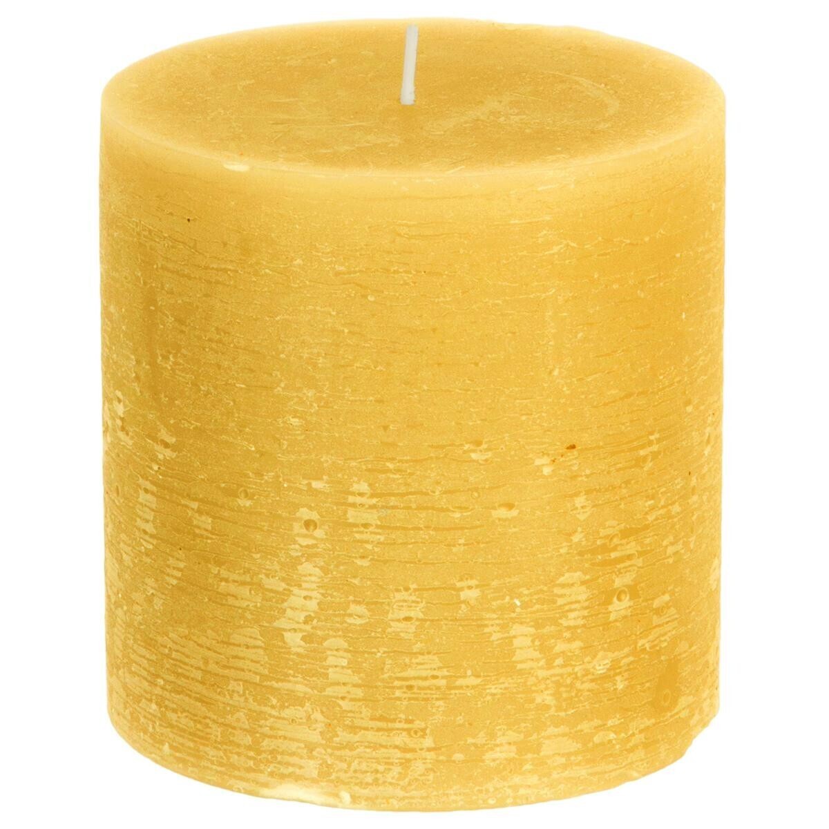 Rustic candle Yellow, 663g