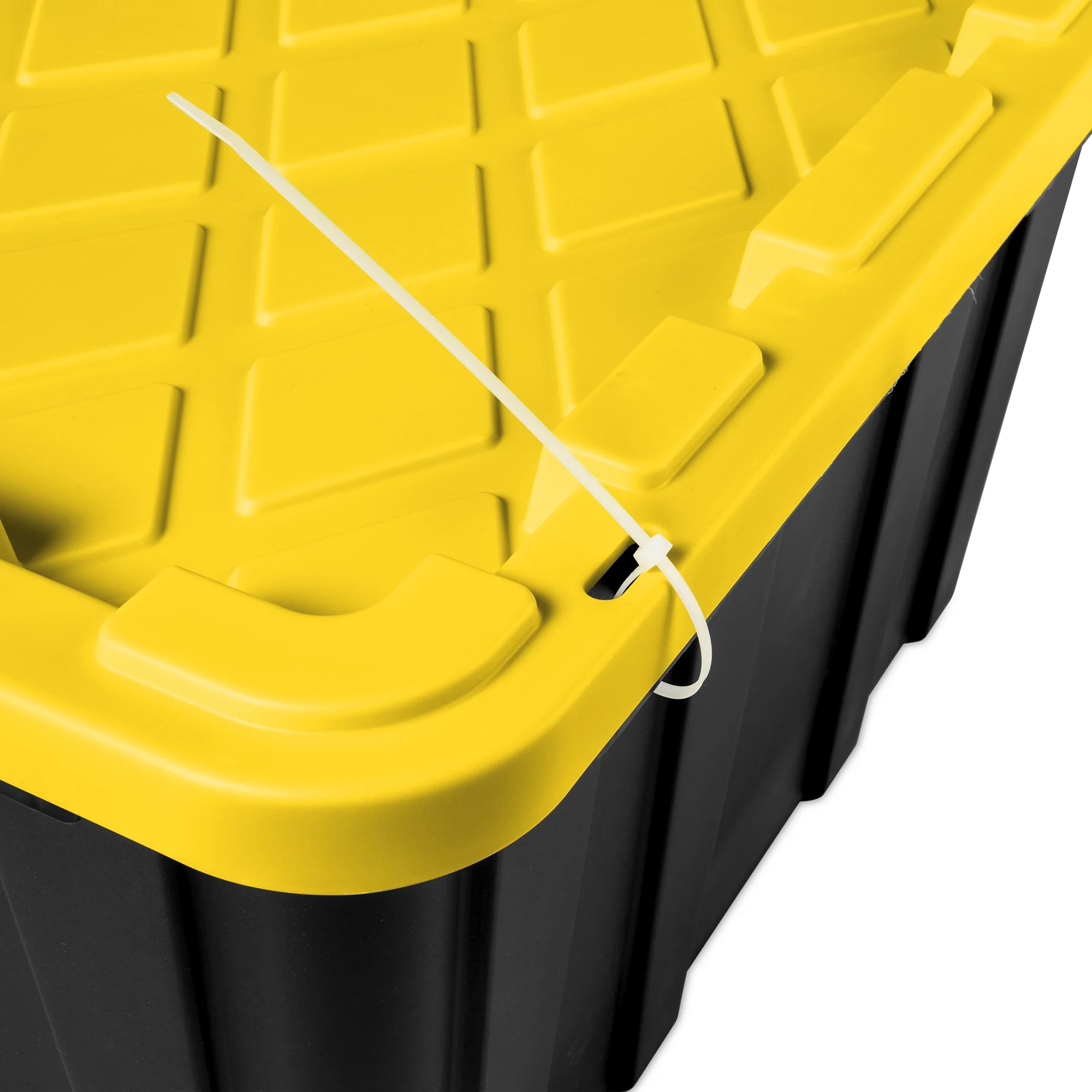 Sterilite 17 Gal Industrial Stackable Storage Tote Lidded Container, 6 Pack - Image 11
