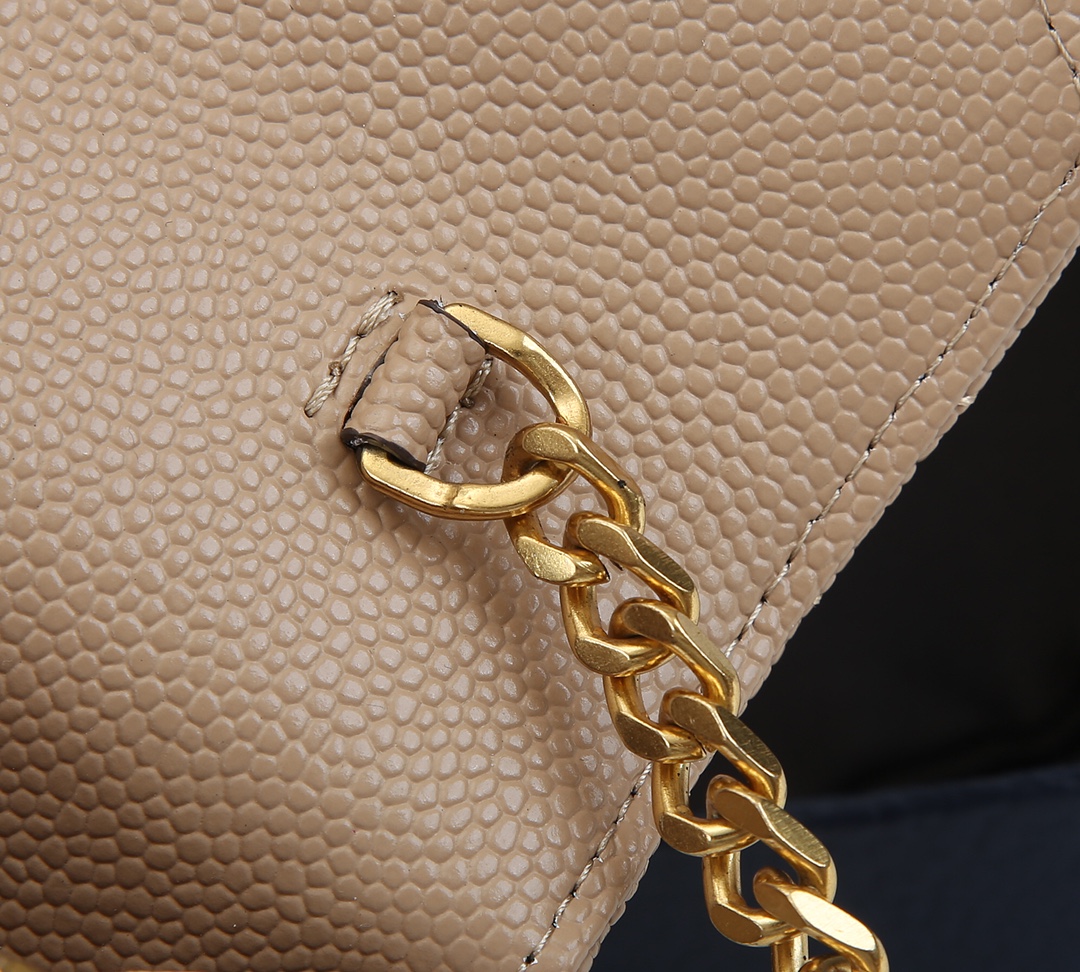 Replica Ysl Envelope Chain Wallet In Grain De Poudre Embossed Leather 18881:1High-quality replica
