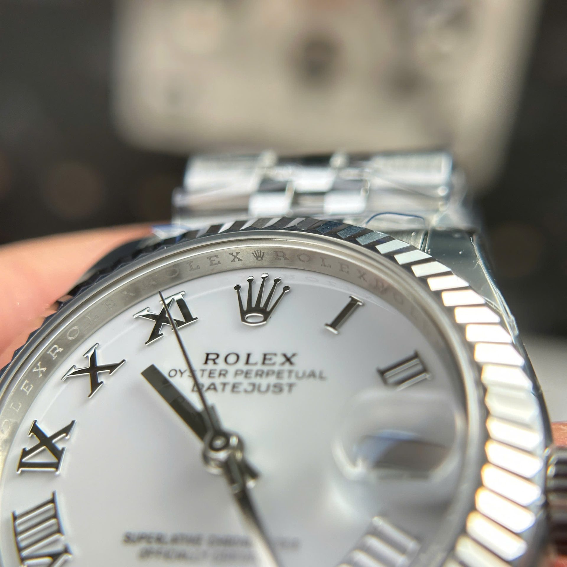 Rolex DateJust Copies Watches Dial White Jubilee Strap THB Factory 31mm - Top club