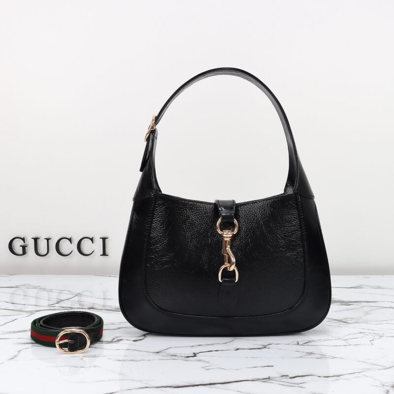 Gucci G Jackie Small Patent Black | Euphoria Oasis