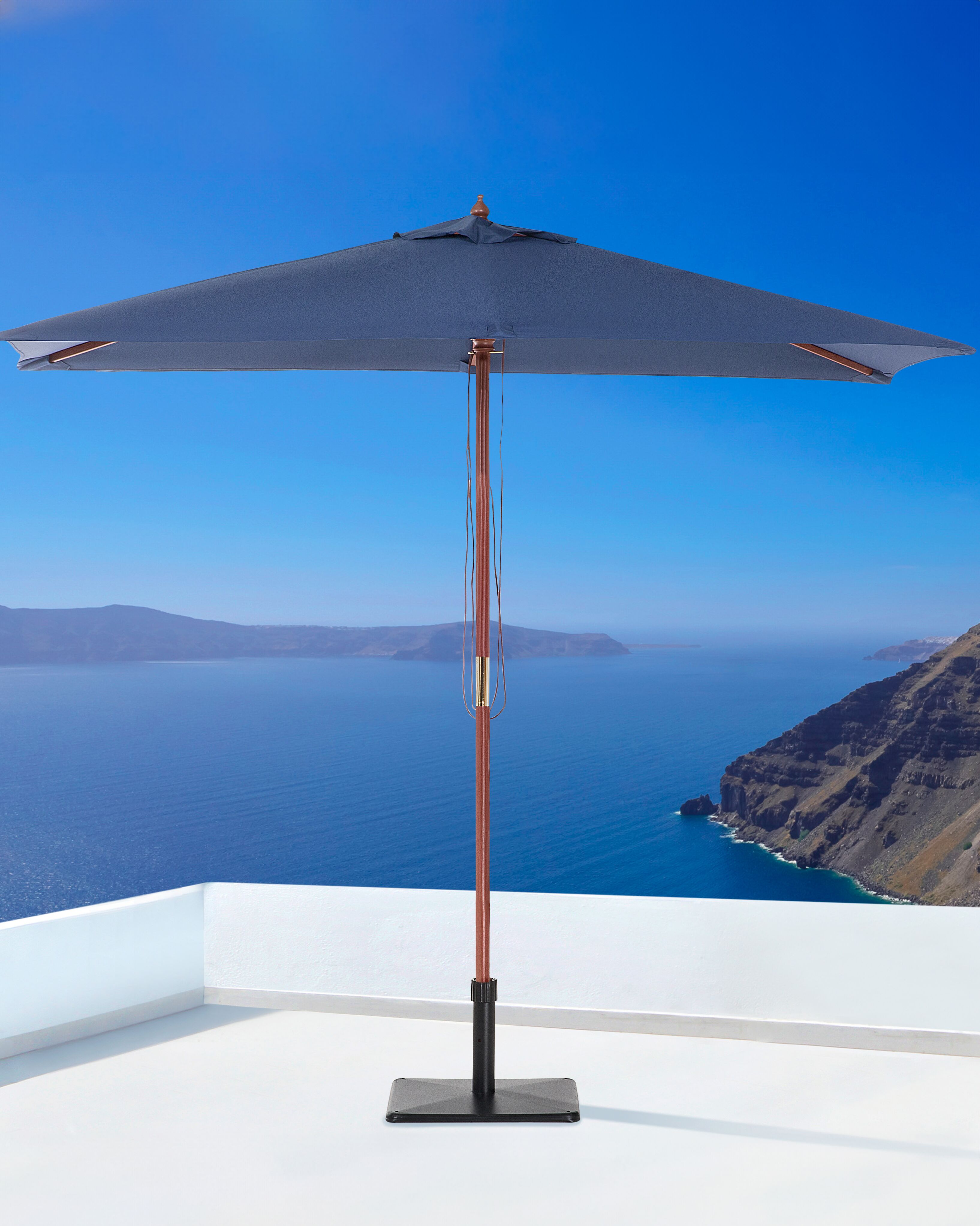 Market Parasol 195 cm FLAMENCO Navy Blue