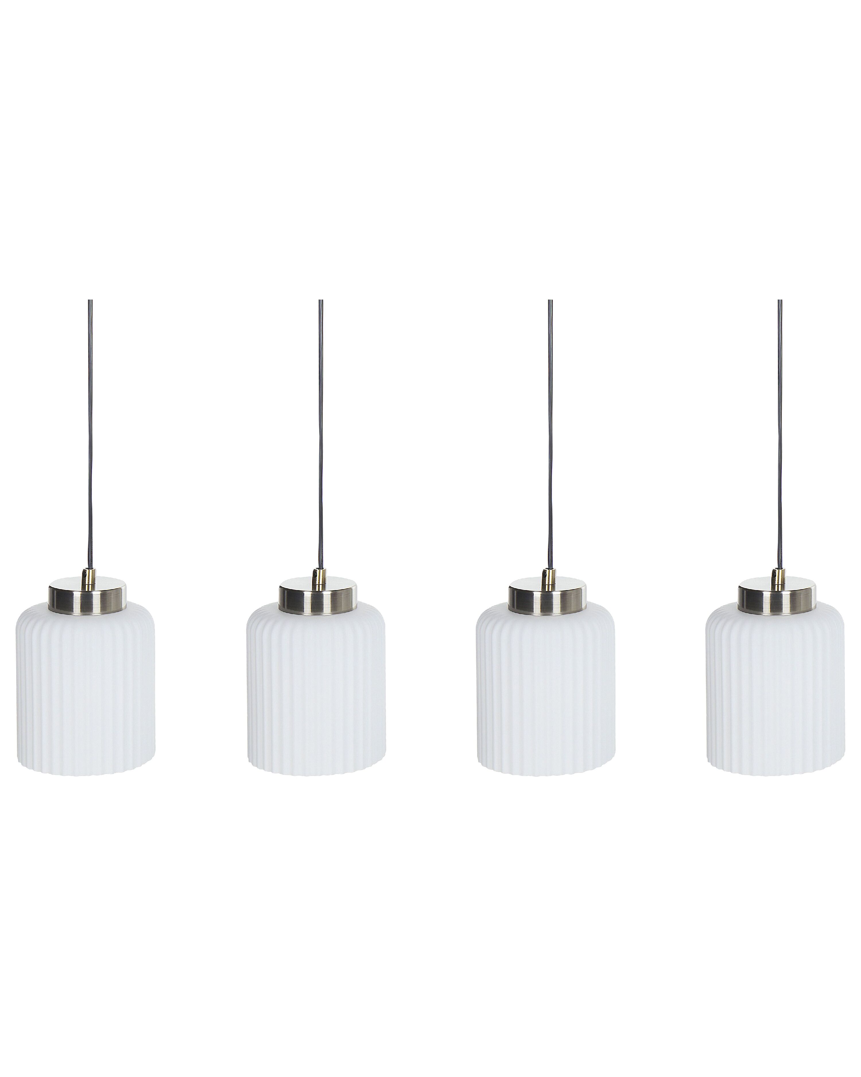 Pendant Lamp CAUDELO Metal Black/ White