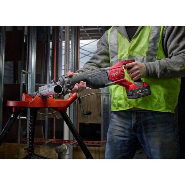 M18 18V Lithium-Ion Cordless SAWZALL Reciprocating Saw with Two 3.0Ah Batteries - Image 9