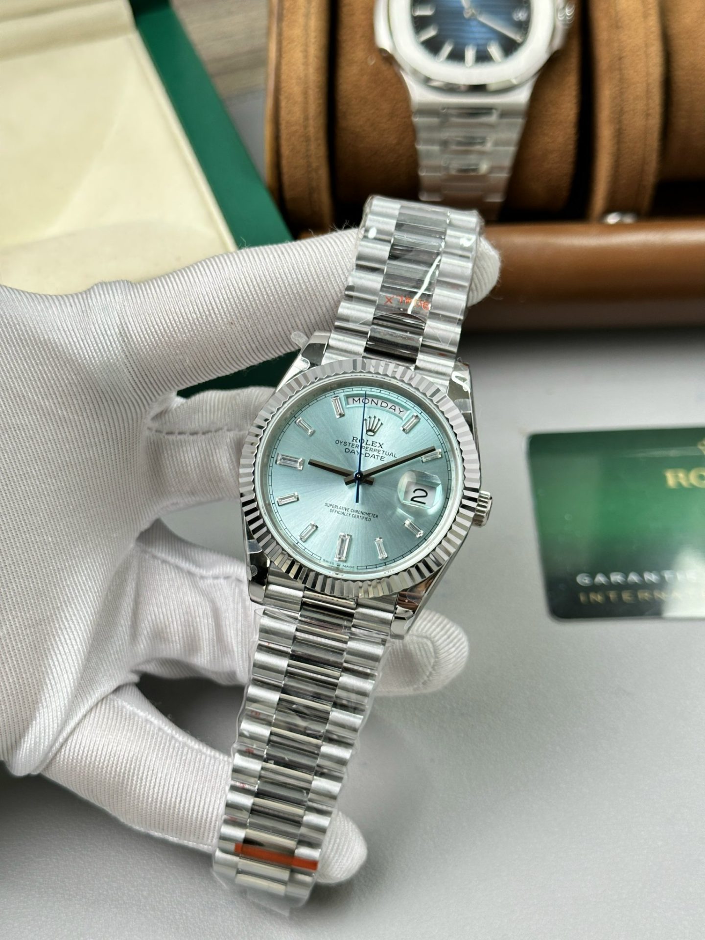 Rolex Replica 1:1 Watch Day-Date 228236 Weight 167gr V2 GM Factory 40mm - Elite Watch Atelier