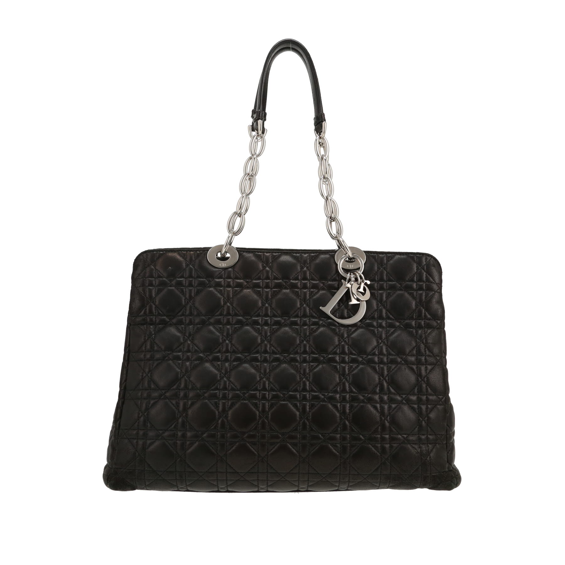 Dior handbag in black leather cannage1:1High-quality replica