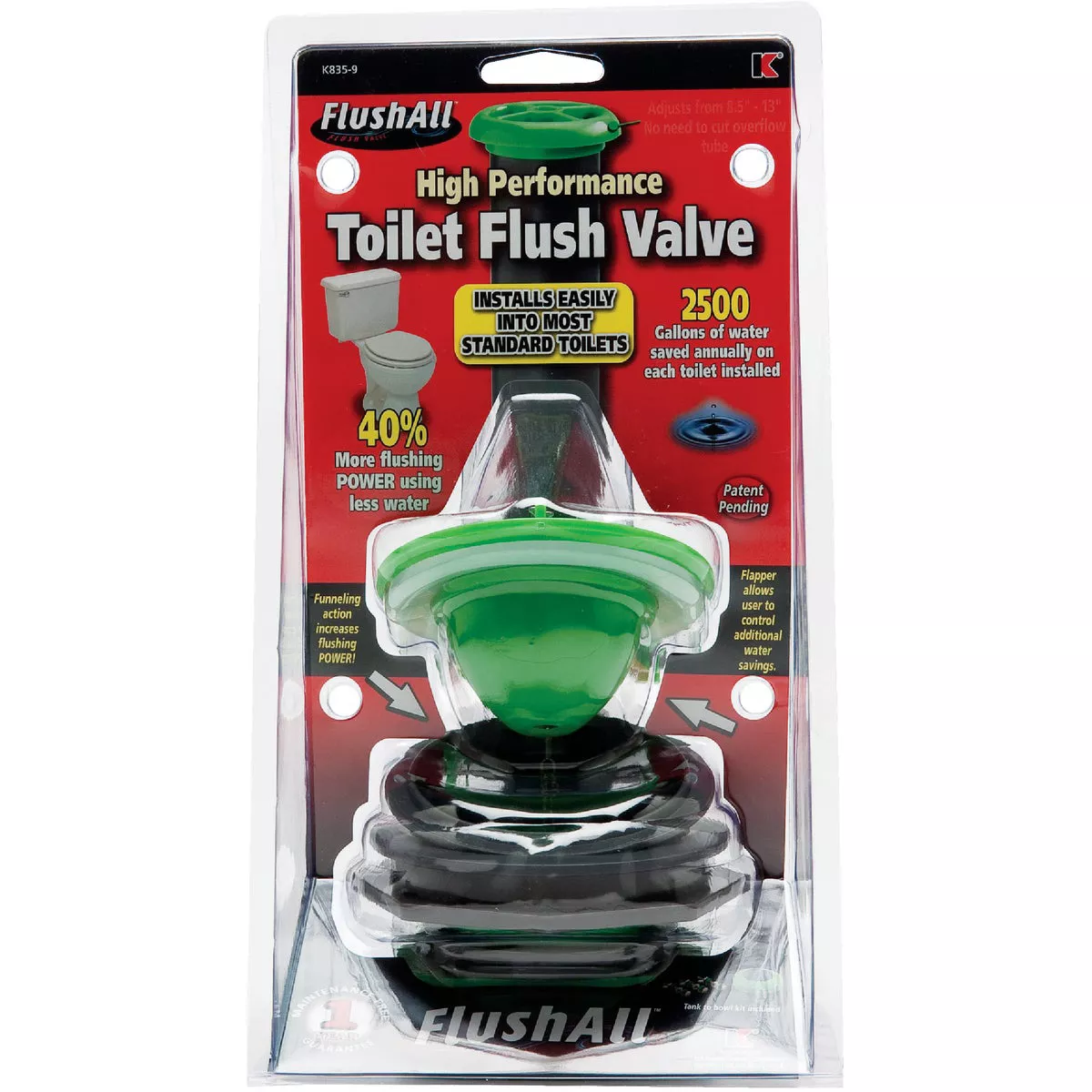Keeney FlushAll 3 In. High Performance Flush Valve