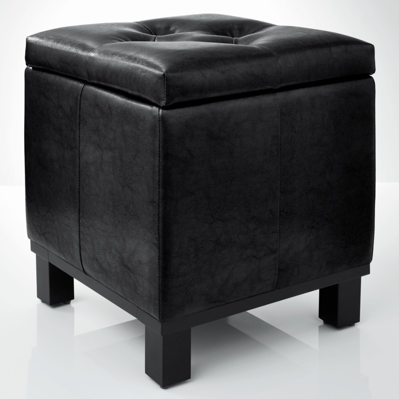 Avery Storage Ottoman - MIDNIGHT VELVET CATALOG