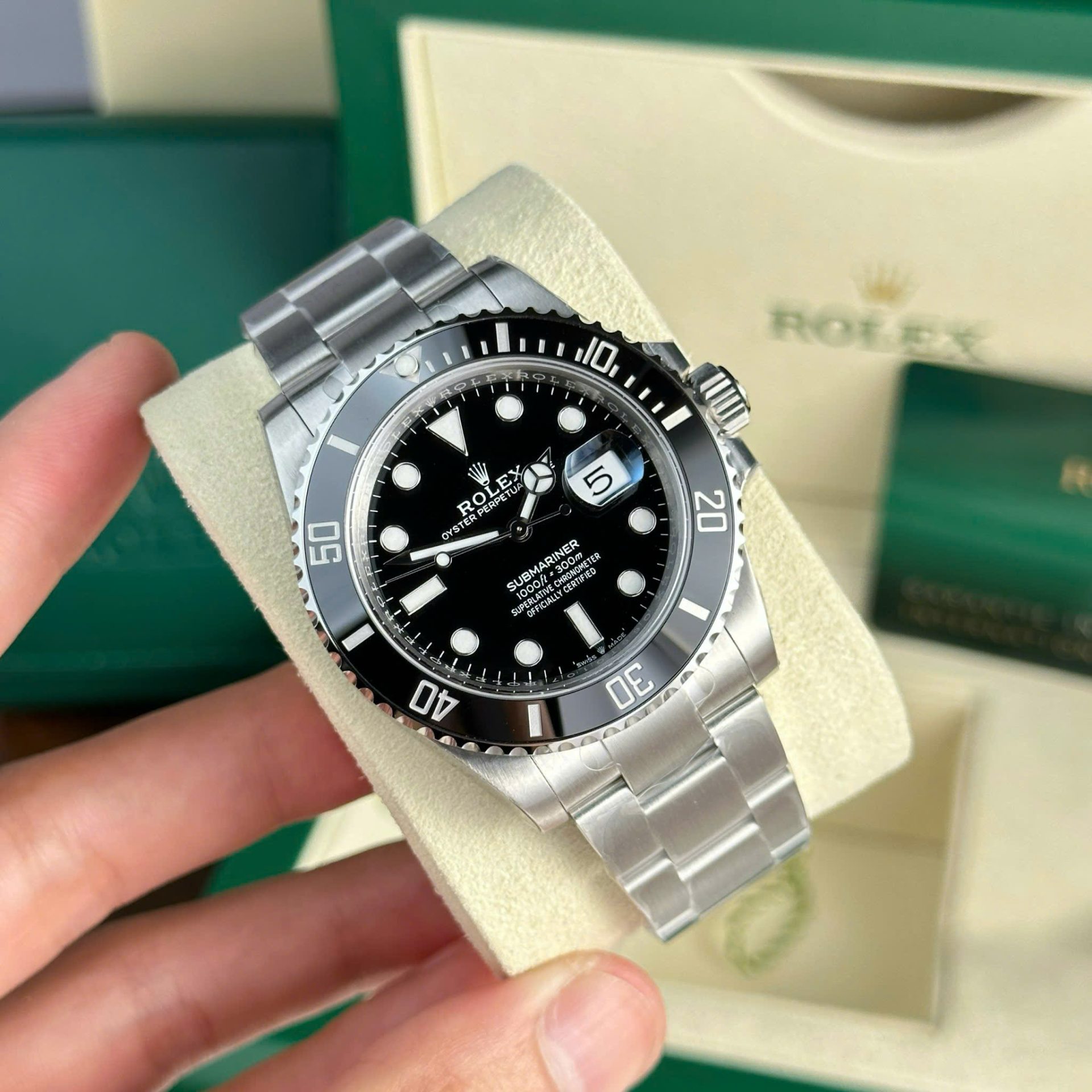 Rolex Men Replica Watch Submariner 126610LN Dial Black VS Factory 41mm - Top club