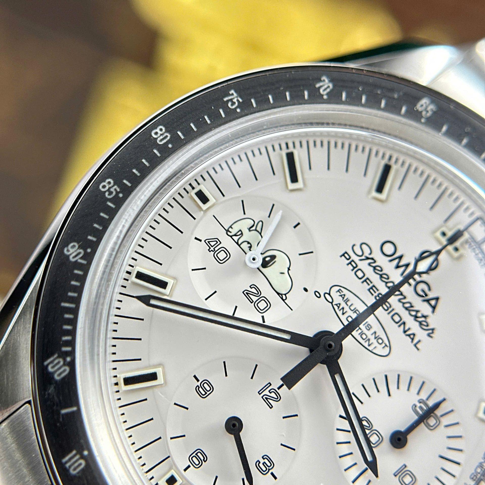 Omega Speedmaster Apollo 13 Silver Snoopy Imitation Watches Metal Wire OM Factory 42mm - Top club