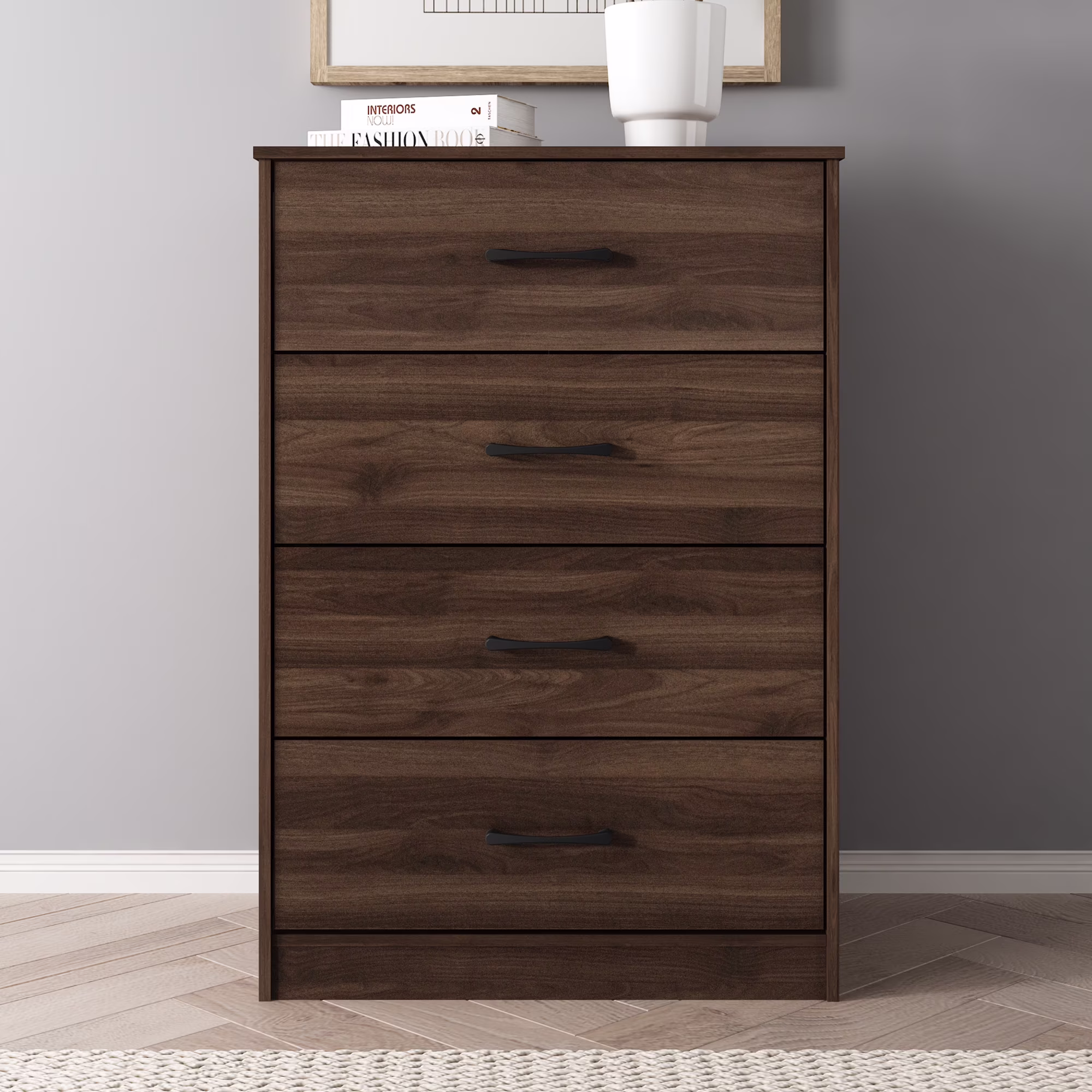 Mainstays Ardent 4 Drawer Dresser, Euro Oak - Image 5