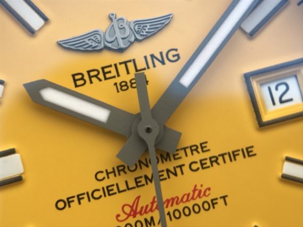 Replica Breitling Avenger II Seawolf PVD GF Yellow Dial Black Nylon Strap A2824 - Top club