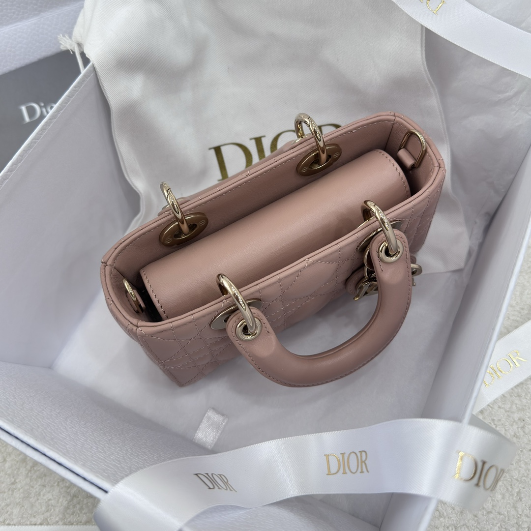Dior Small Lady D-Joy Bag Pink For Women 6,3in/16cm1:1High-quality replica