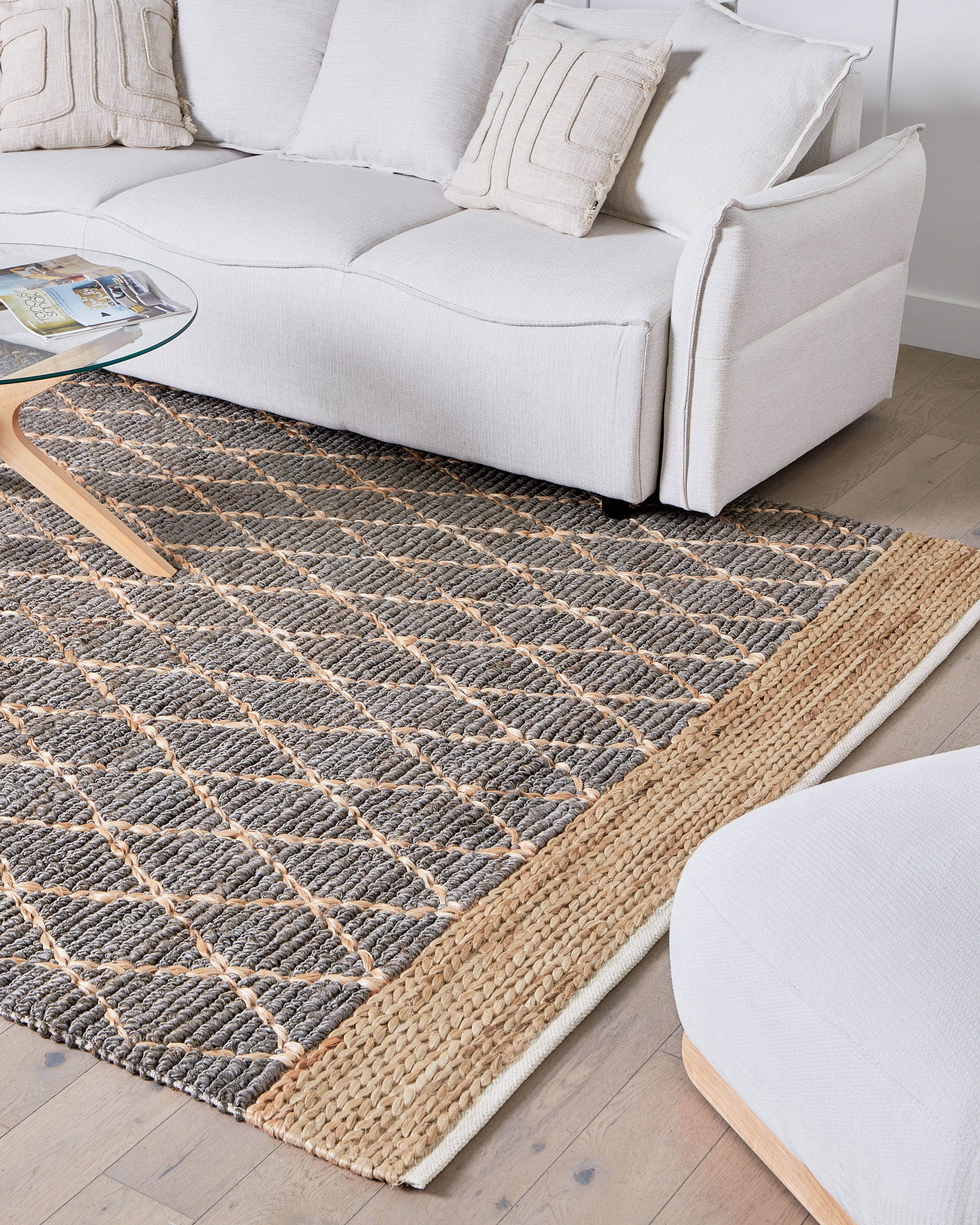 Rug TELLIKAYA Grey 200 x 300 cm Jute