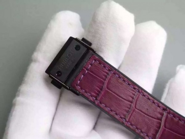 Replica Hublot Big Bang 41mm Tutti Frutti Maroon Caviar on Gummy Strap A2824 - Top club