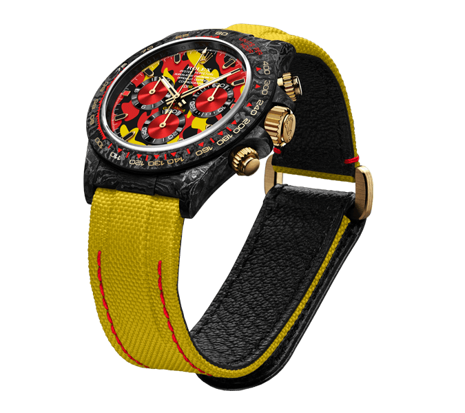 ROLEX Diw Daytona military yellow 40mm oyster black(1:1 replica) - Top club