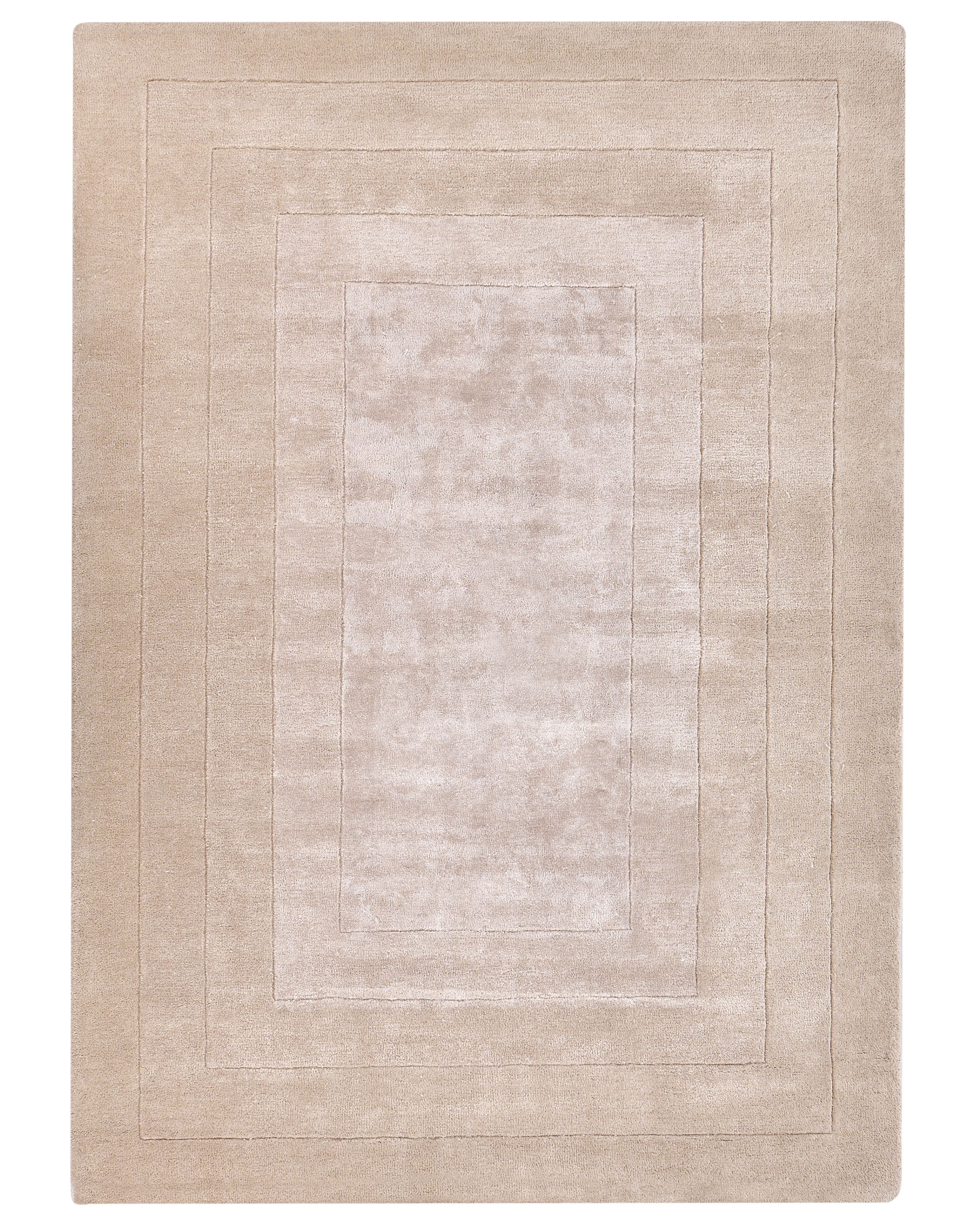 Rug AMADO Beige 160 x 230 cm Viscose