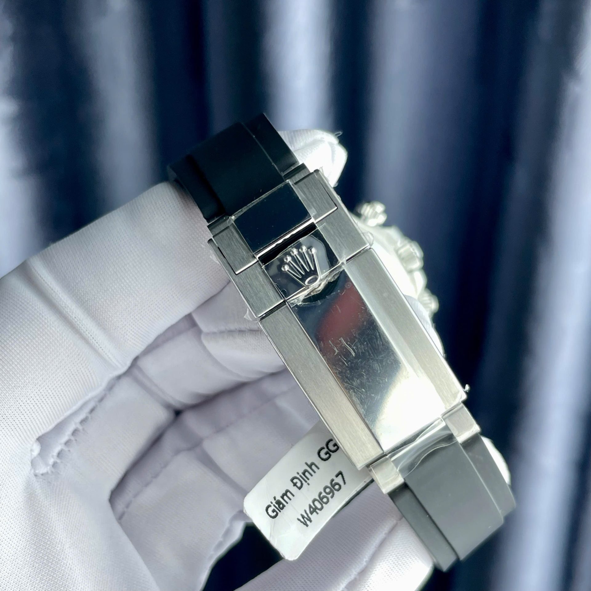 Rolex Cosmograph Daytona Eye Of The Tiger Replica Watch Custom Moissanite Baguette Diamonds 40mm - Top club