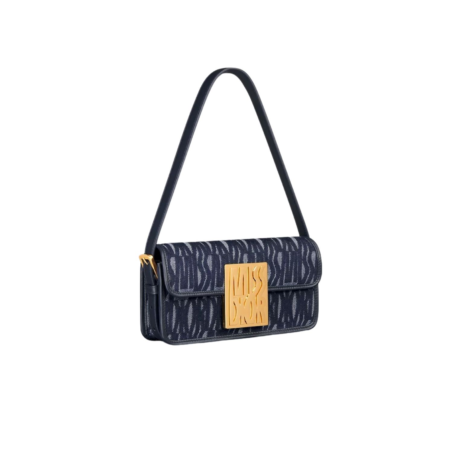 Miss Dior Flap Bag Blue Denim For Women 22cm/8.5in – M2610UDXR_M49E1:1High-quality replica