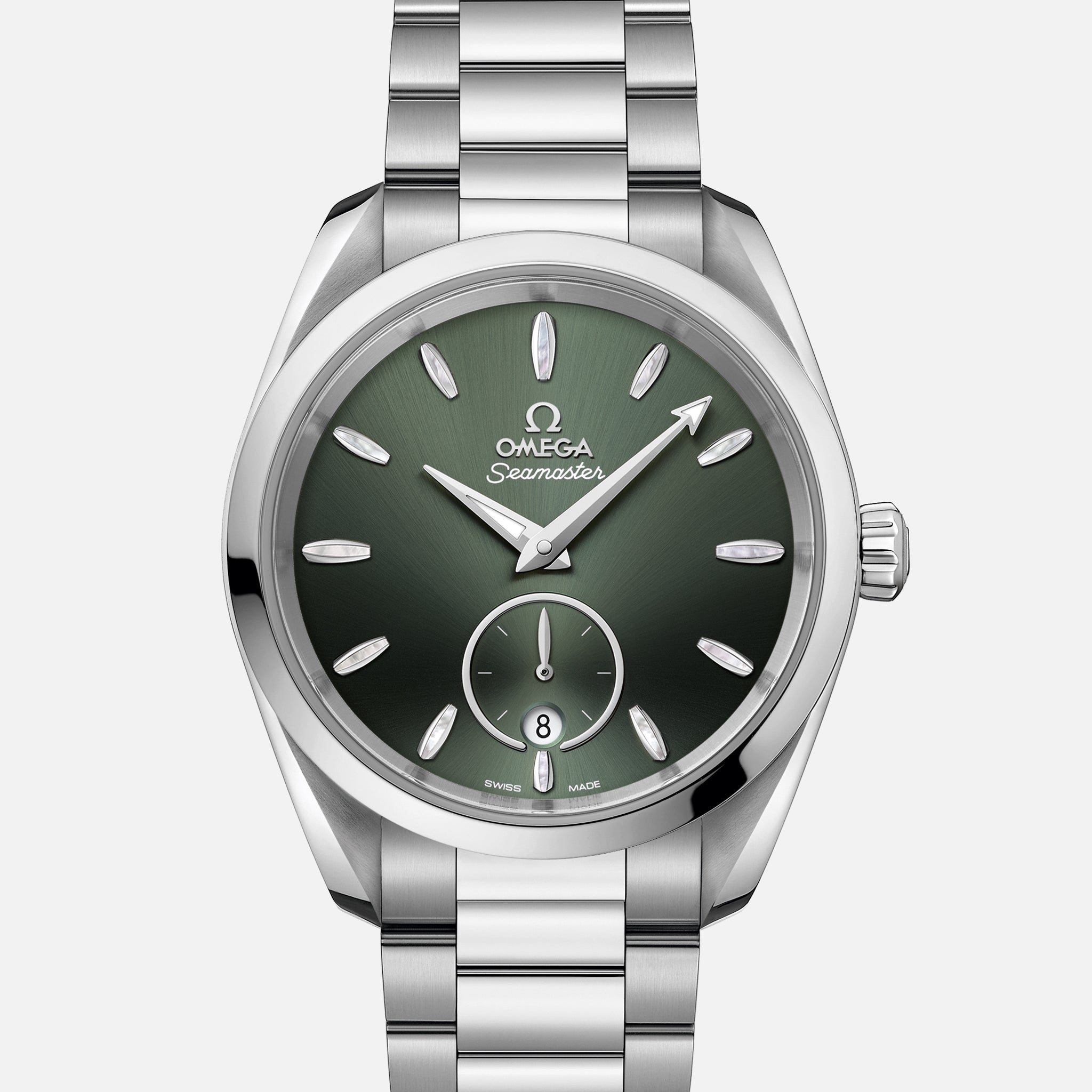 Seamaster Aqua Terra 150M Co?Axial Master Chronometer Small Seconds 38mm Green Dial On Bracelet(1:1 replica) - Top club