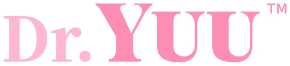 Official Dr.YUU website logo, the premium brand for realistic male masturbators and sex toys.