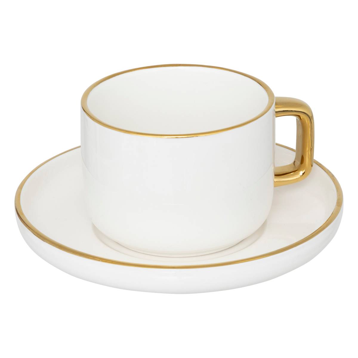 Cup with saucer 250 ml, White