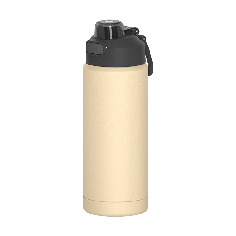 Cross-border Explosions 304 Stainless Steel Space Pot Vacuum Insulation Non-slip Silicone Bottom Lead-free Multi-lid Outdoor
