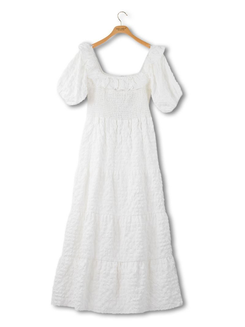 0126-DRS-TXT-MAXI-PF-WH - Simply Southern Outlet