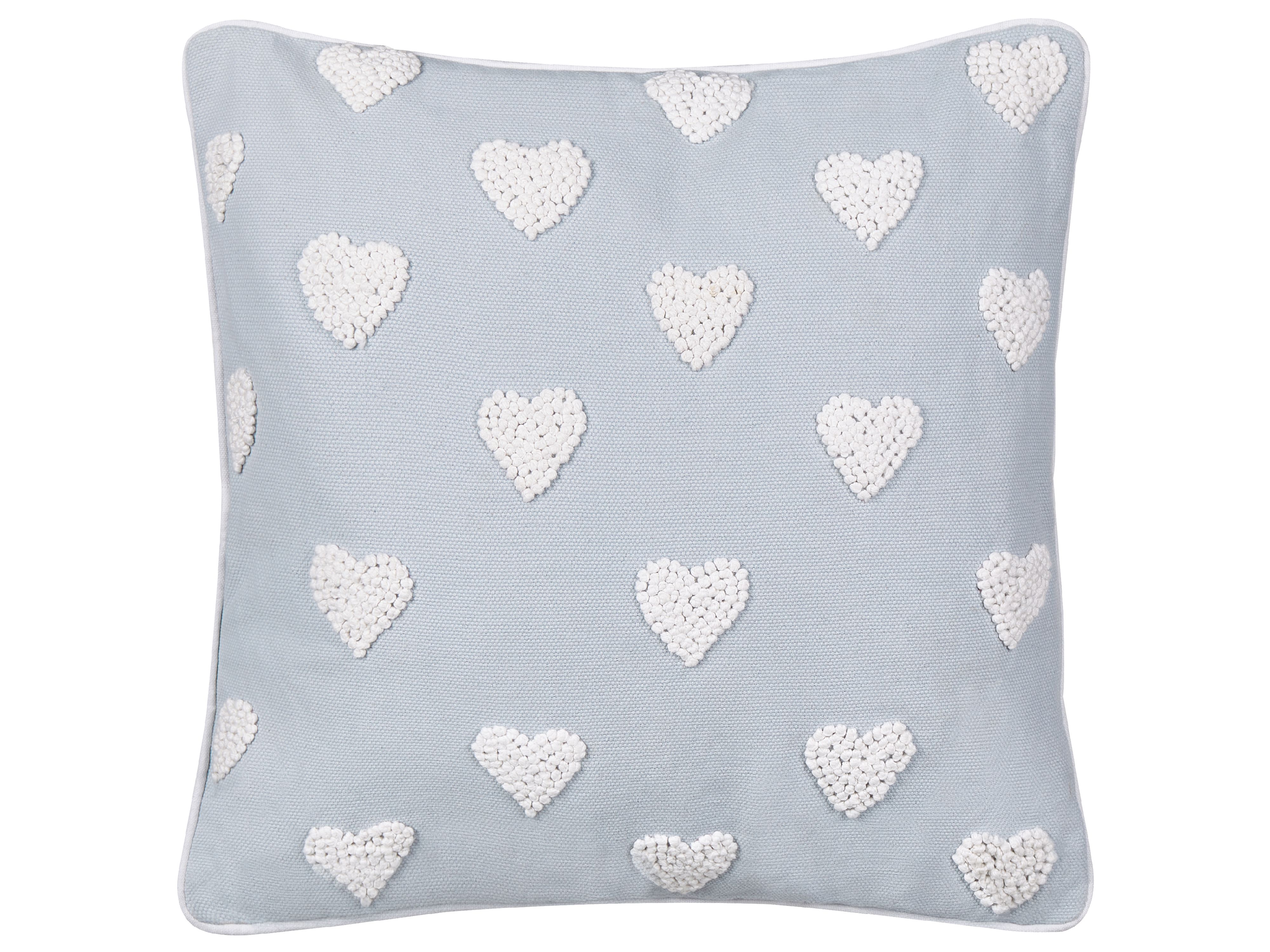 Throw Cushion GAZANIA Cotton 45 x 45 cm Light Grey