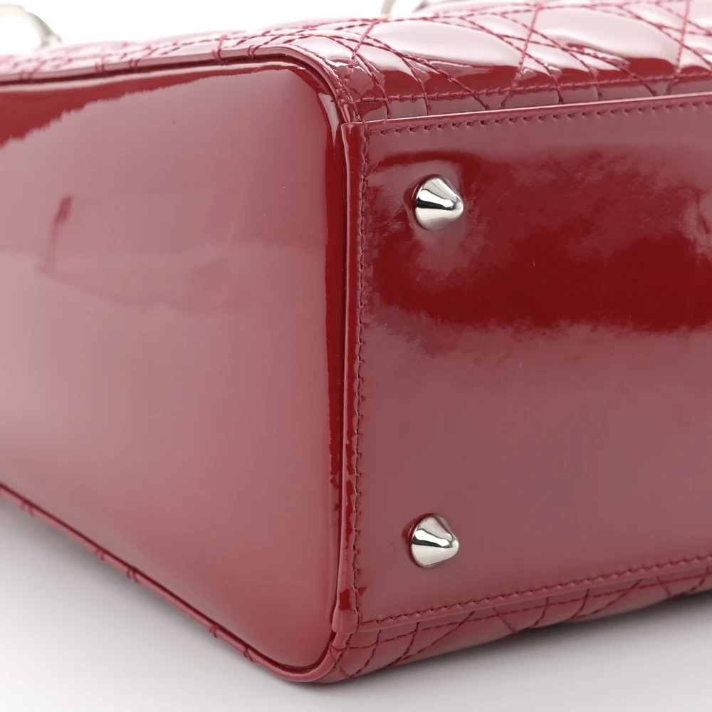 Get the Perfect Superfake Dior Dark Red Medium Lady Dior Bag1:1High-quality replica