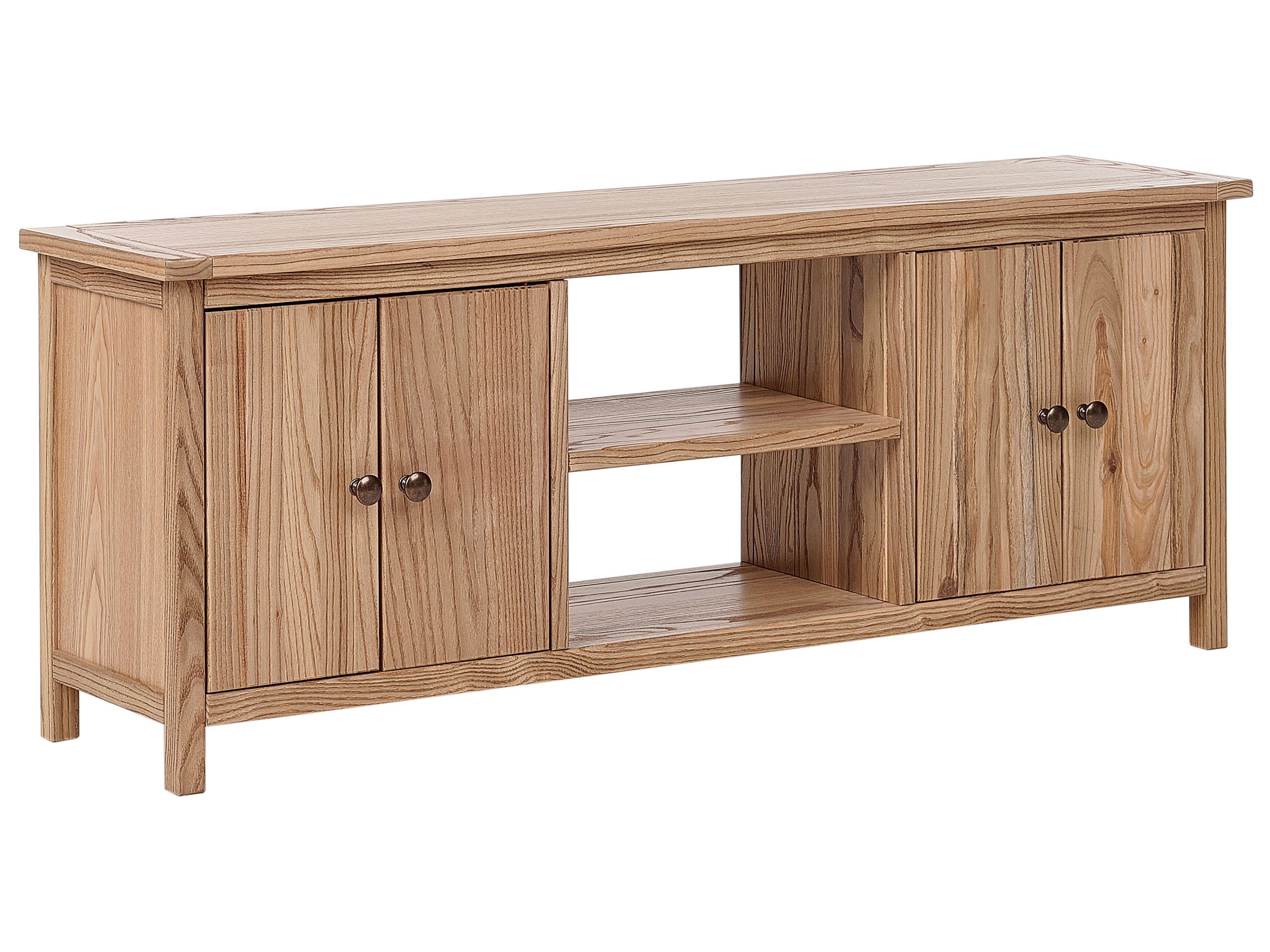 TV Stand SALTON Sassafras Wood Brown