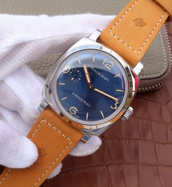 Replica Panerai ZF PAM690 Blue Dial Leather Strap P.3000 Super Clone - Elite Watch Atelier