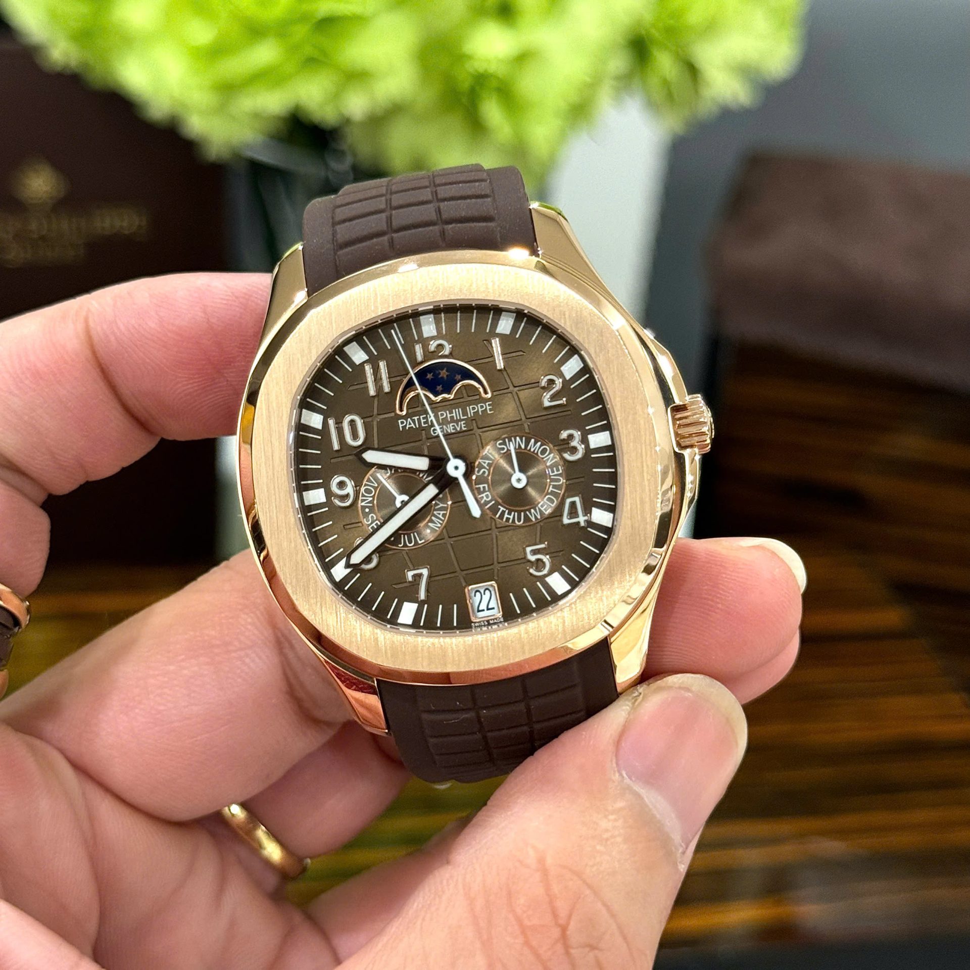 Patek Philippe Aquanaut 5261R Best Replicas Chocolate Dial Automatic Swiss Movement 40mm - Top club
