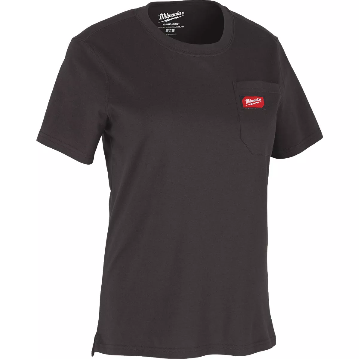 Milwaukee GridIron Women's Medium Black Short Sleeve Pocket T-Shirt
