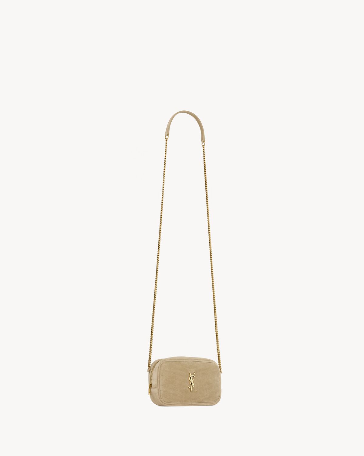 Replicate YSL Mini Lou In Quilted Suede(1:1 replica)