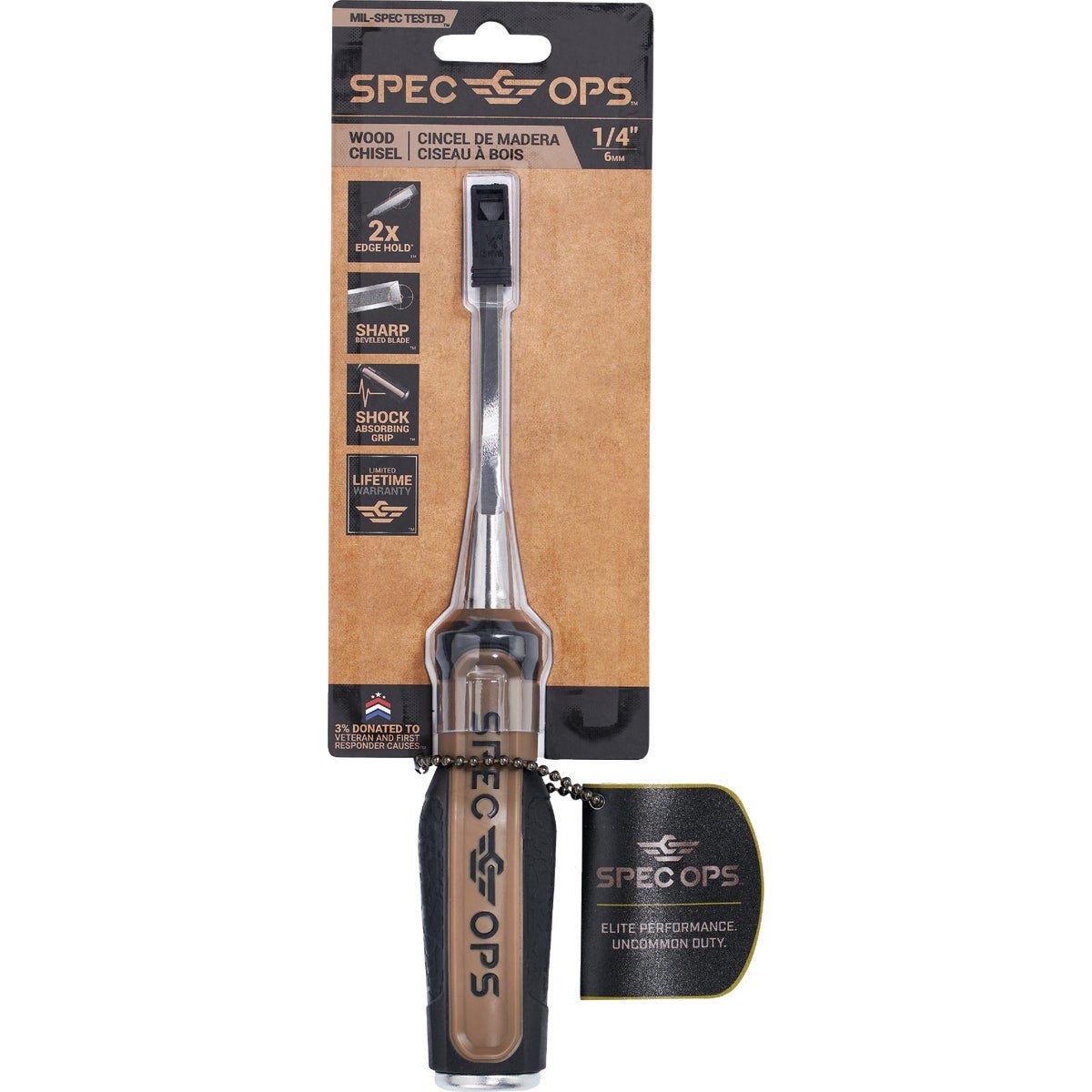 Spec Ops 1/4 In. Wood Chisel