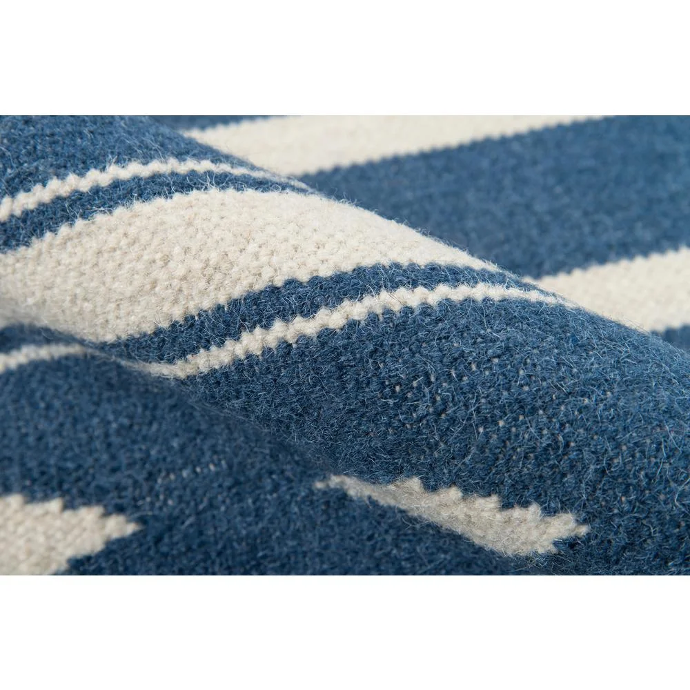 Erin Gates Contemporary Rectangle Area Rug, Denim, 5' X 7'6