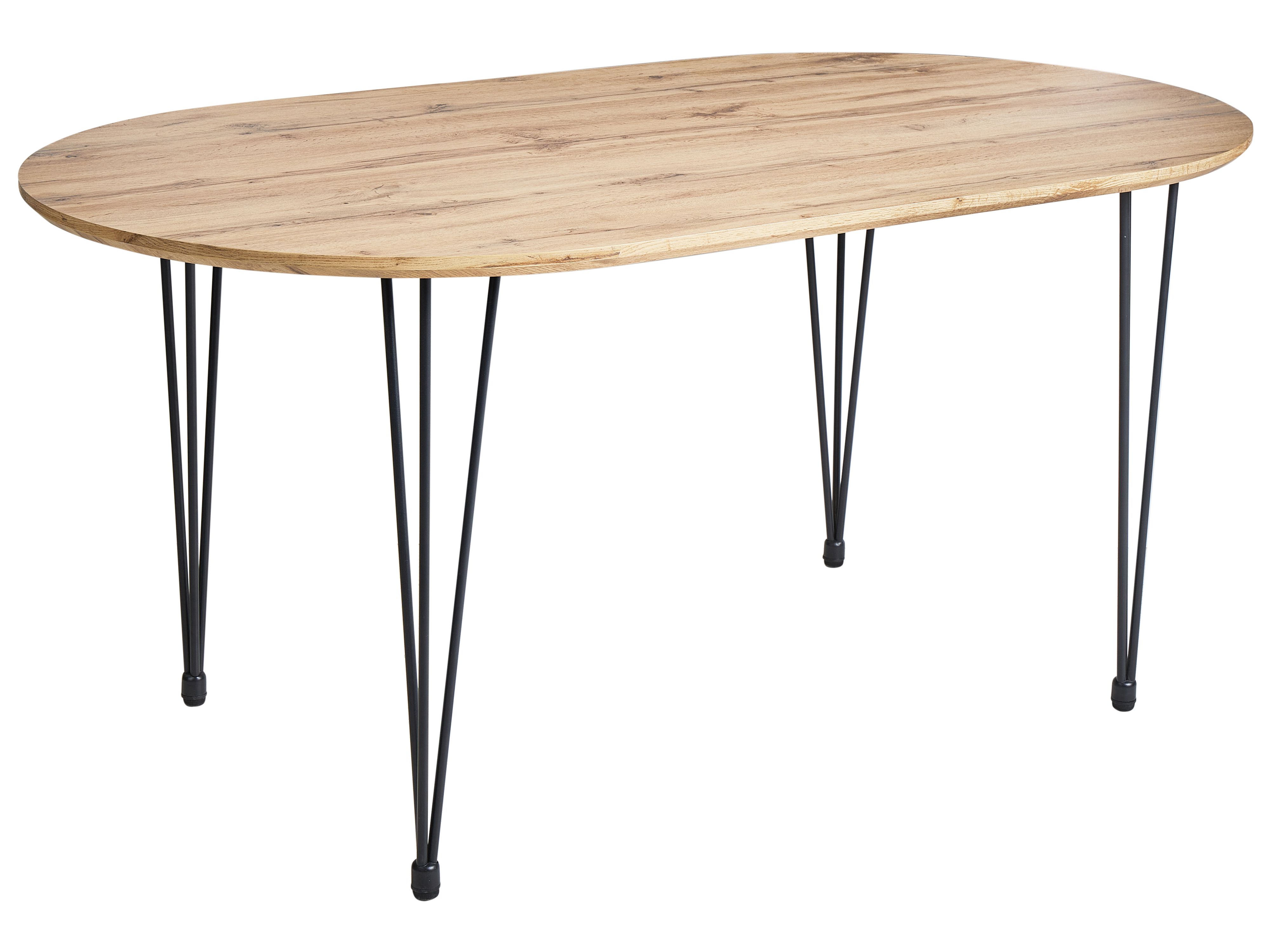 Dining Table CAVELL Light Brown 160 cm 90 cm